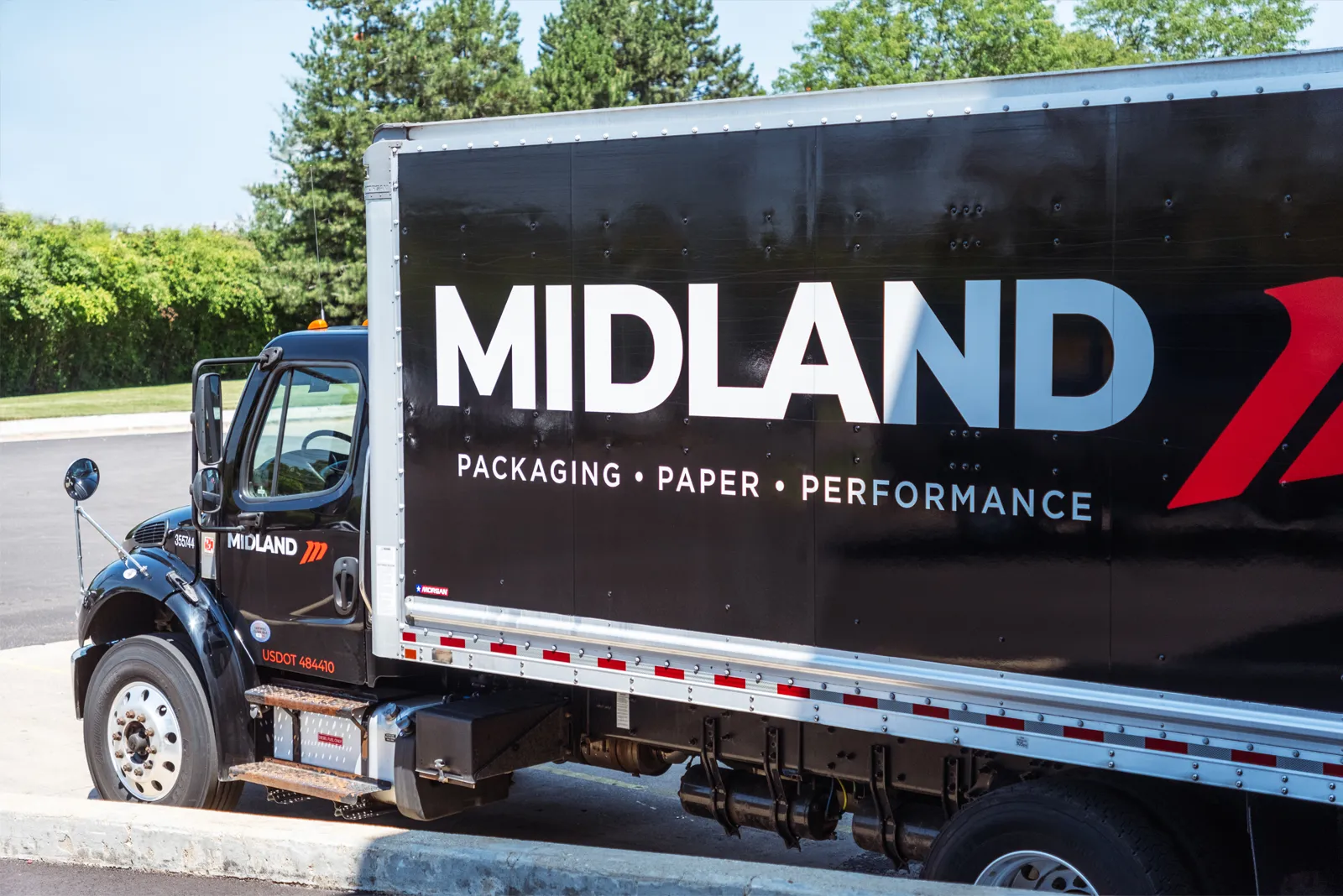 Midland Paper box truck